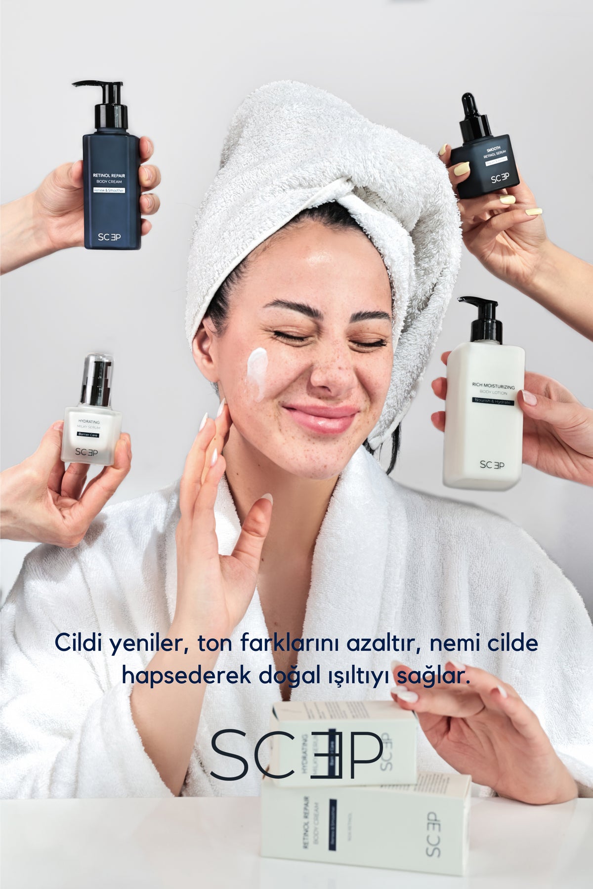 Yoğun Onarıcı ve Nemlendirici Cilt Bakım Seti